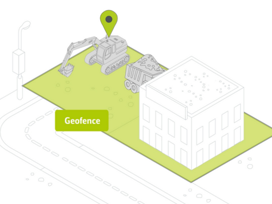 Grafik von einem Geofence