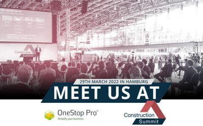 OneStop Pro® nimmt am Construction Summit 2022 teil