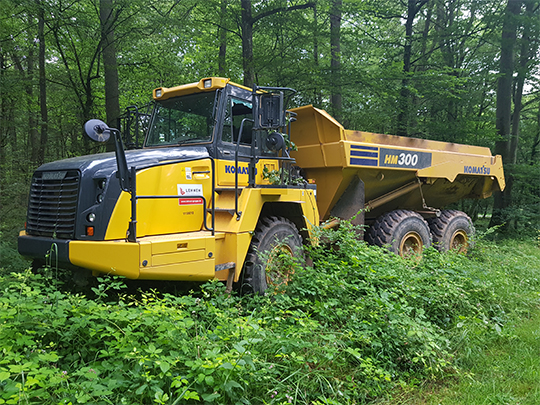 Kunde findet gestohlenen Dumper wieder - Dank GPS