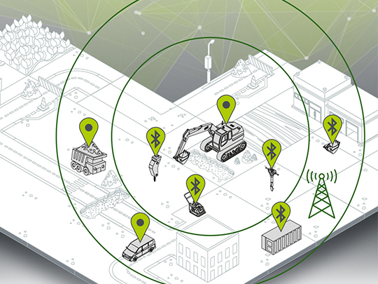 Mit GPS und Bluetooth-Signalen jedes Equipment tracken