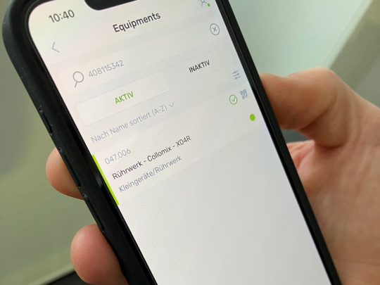 Prüfdokumente in der OneStop Pro App auf dem Smartphone